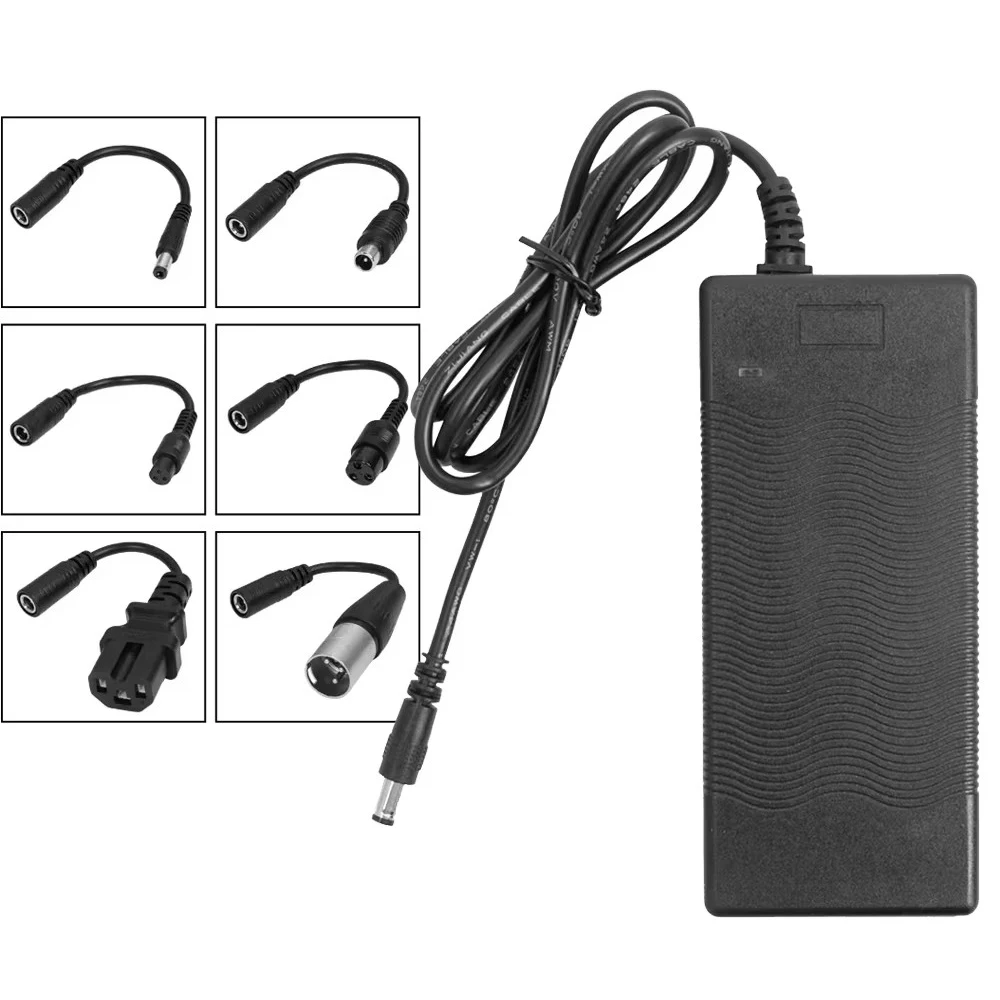 Universal 42V 2A mit 6 Adapterkabel Ladegerät Ladegerät für Xiaomi M365 Pro 1s für Ninebot ES1 ES2 ES4 Elektroroller