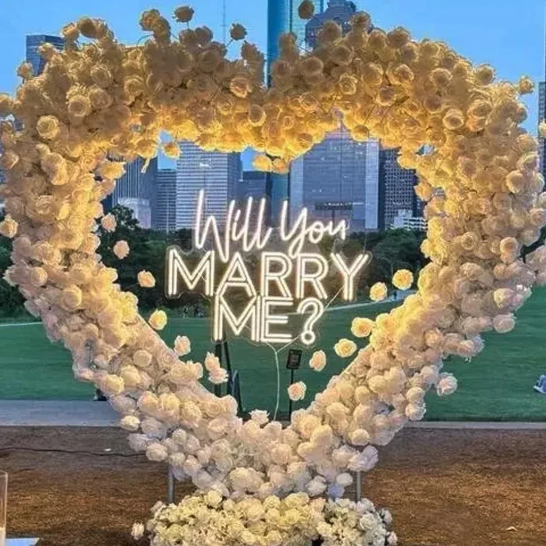 Will You Marry Me Neonschild, individuelles Schlafzimmer, Bar, Hochzeit, Verlobung, Party, Zuhause, Wanddekoration, personalisiertes Geschenk für Sie Image