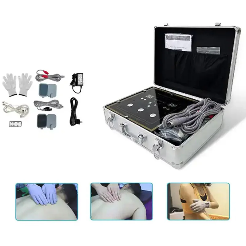 Fohow Bioenergy Massagegerät Russisch/Englisch Home Bioelektrischer Meridian Dredge Pulse Muskelstimulator zur Entspannung Image