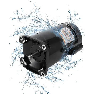 B2853 1.5 HP Pool Pump Motor & Seal Kit 3450RPM P56Y Frame Compatible with Sta-Rite Dura-Glas Max-Flow II Whisper-Flo, 115V/230V
