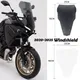 Parabrezza moto per Yamaha TRACER 7 GT Tracer 7 7GT 2020-2025 Acrilico sollevato Parabrezza Spoiler laterale