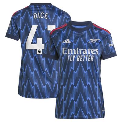 FC Arsenal 2025-26 adidas Auswärtstrikot - Damen mit Aufdruck Rice 41 Image