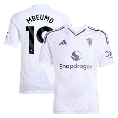 Manchester United adidas Auswärtstrikot 2025-26 - Kinder mit Aufdruck Mbeumo 19 Image