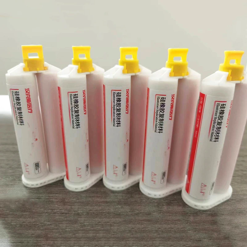Matériau de copie dentaire en caoutchouc de Silicone, 3 pièces, matériau d