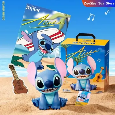 Martube New Stitch Listening To Music Speaker Portable Bluetooth Speaker Lilo & Stitch Desktop Decorative Birthday Kids Gift