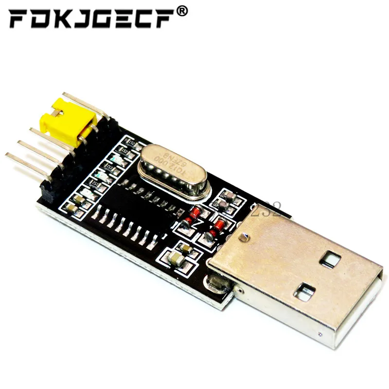CH340 USB zu TTL Konverter UART Modul CH340G Upgrade herunterladen eine kleine Drahtbürstenplatte STC Mikrocontroller Board USB zu seriell Image