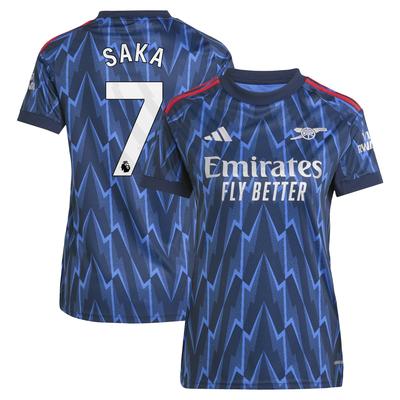 FC Arsenal 2025-26 adidas Auswärtstrikot - Damen mit Aufdruck Saka 7 Image
