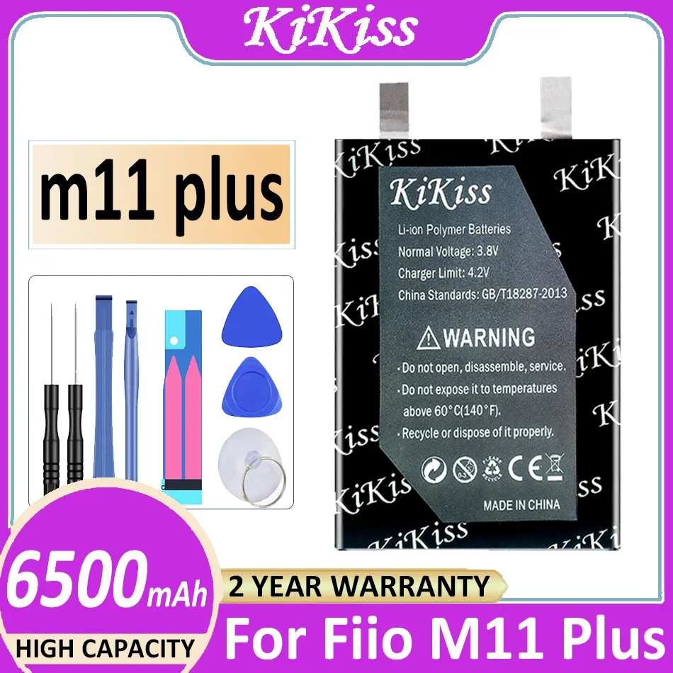 For FiiO M11 Plus 6500mAh Music Player Battery High-Capacity