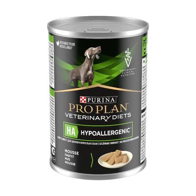 24x400g Mousse HA Hypoallergenic Canine Veterinary Diets Pro Plan Purina Wet Dog Food