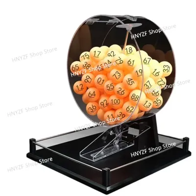 Manuelle Lucky Lottery Machine Lottery Table Tennis Number Selection Activity Image