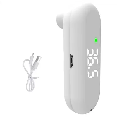 N84R Forehead Thermometer Mini USB Termometer Digital Baby Monitor Body Temperature Children's Infrared Fever Meter-White
