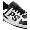 Sneaker PLEIN SPORT "Sneaker", Gr. 45, Normalschaft, schwarz-weiß (0102, weiß, schwarz), Schuhe