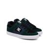 Sneaker DC SHOES "Pure Elastic", Kinder, Gr. 7(39), grün, navy, schwarz, 55.4% Leder, 44.6% Synthetikmaterial, Schuhe