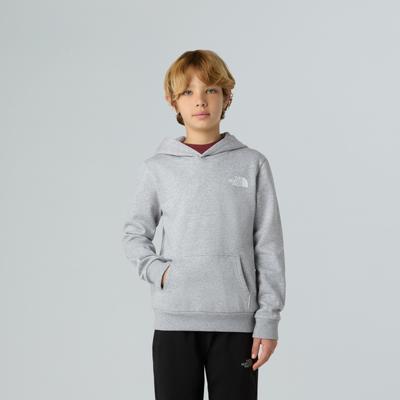 Kapuzensweatshirt THE NORTH FACE "Simple Dome Kapuzenpulli für Jugendliche", Kinder, Gr. XL (158), tnf light grau, Obermaterial: 68% Baumwolle, 32% Polyester, sportlich, Sweatshirts Image