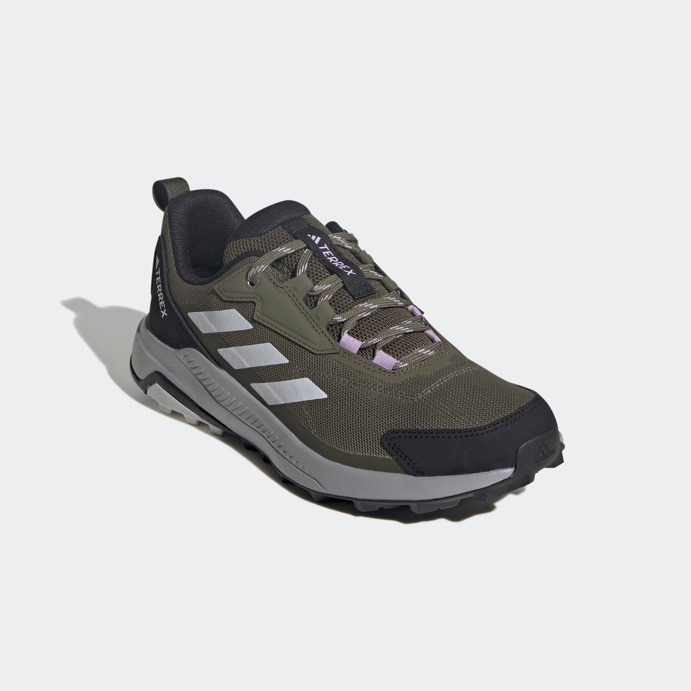 Wanderschuh ADIDAS TERREX "TERREX ANYLANDER", Damen, Gr. 42, olive strata, dash grau, night cargo, Textil, Schuhe Wanderschuh