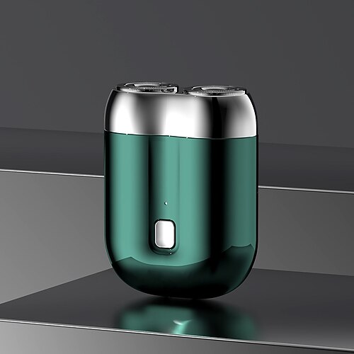 Taschenrasierer, USB-Minirasierer für Männer, Mini-Elektrorasierer mit Doppelkopf, ideales Geschenk für Männer, Freunde, Väter, Reisende und Geschäftsleute Image