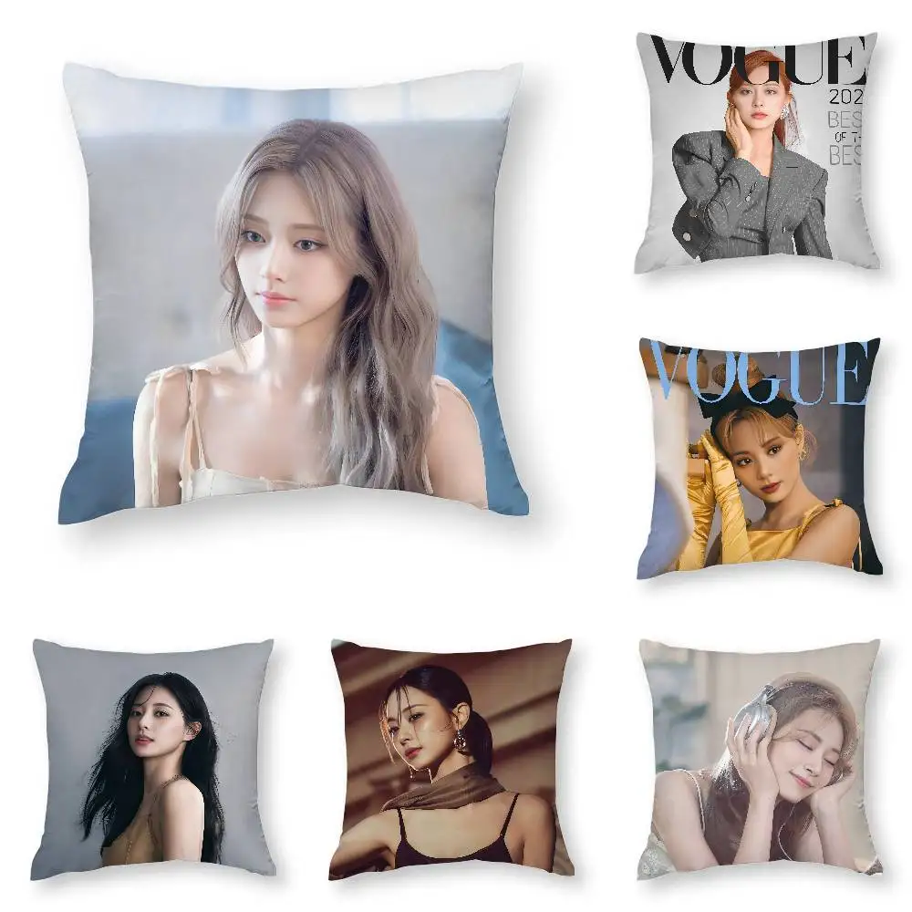 Koreanischer Sänger C-Chou T-TzuyuS Kissenbezug 3D-Druck Polyesterfaser 40 * 40 cm Home Sofa Überwurf Dekoration Festival Geschenk Image