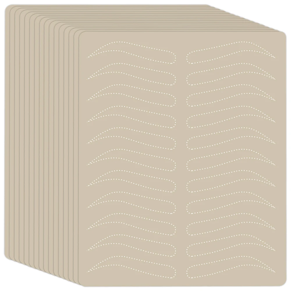 30/10/5/1 stücke Microblading Augenbraue Tattoo Praxis Haut doppelseitige Verwendung Augenbraue Tattoo Haut für Permanent Make-Up liefert Image