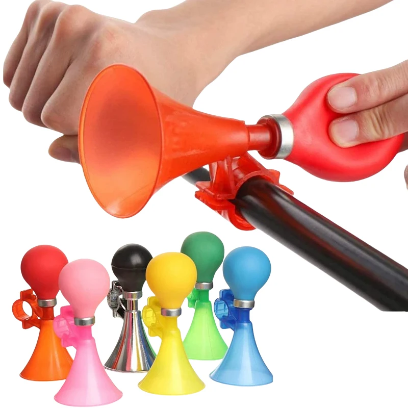 1Pcs Fahrrad Air Horn Sicherheit Straße Fahrrad Kinder Fahrrad Lenker Glocke Ring Fahrrad Glocke Laute Fahrrad Glocken Fahrrad Zubehör