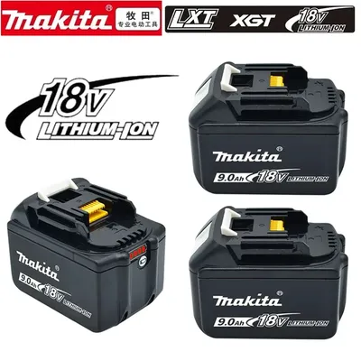 100% original Makita 18V 9.0Ah Rechargeable Battery ,For Makita BL1830 BL1830B BL1840 BL1840B BL1850 BL1850B Power Tools Battery