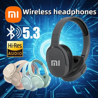 Xiaomi Wireless Headphones Bluetooth 5.3 Portable Earphone Hifi Stereo Headset Game Earbuds With Mic For Samsung Iphone Huawei