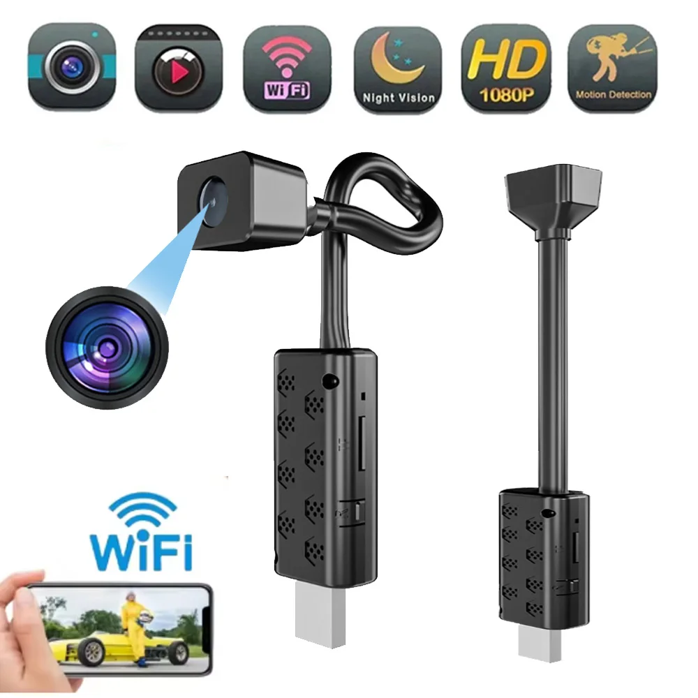 WiFi Kameras Mini HD 4K Mit Nachtsicht Wireless Modul Video Recorder Überwachung Camcorder USB Hause CCTV Sicherheit Kamera Image
