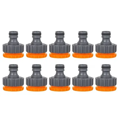 3/5/10-Pcs Female Thread Tap Adapters - 1/2" & 3/4" Quick Connect Tap Fittings for Garden/Watering Systems