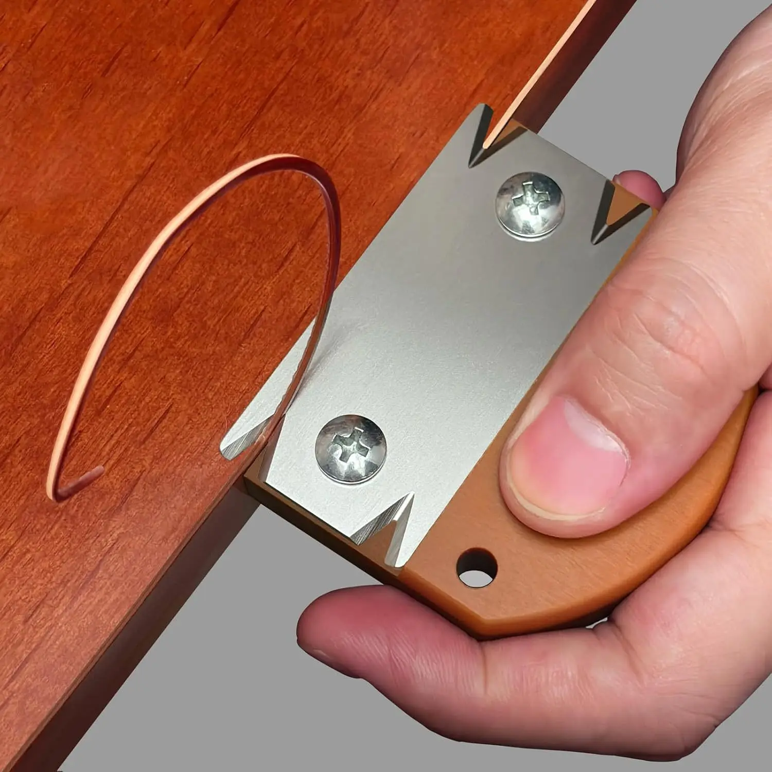 Trimmer Holz Anfasen Filet Schaber Bord Entgraten Werkzeug Trimmen messer Holzbearbeitung Rand Ecke Hobel Spezialität Kantenanleimmaschine Image