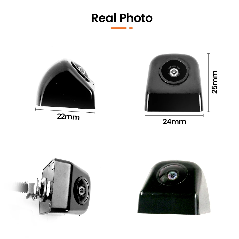 MEKEDE 720/1080P AHD wasserdichte Auto-Rückfahrkamera Full HD Nachtsicht 170 ° Rückfahrkamera für Fisheye-Fahrzeuge Image