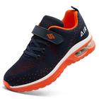 Unitysow Kids Trainers Boys Girls Walking Running Shoes Athletic Sneakers Child Lightweight Breathable Tennis Sports Shoes,Orange,2 UK