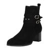 Stiefelette GABOR "Gabor Stiefelette Veloursleder", Damen, Gr. 39, gold (schwarz, gold), Veloursleder, casual, Schuhe