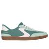 Slip-On Sneaker SKECHERS "HOTSHOT-EVERYDAY EASE", Damen, Gr. 38, bunt (grün, hellrosa), Nylon, Veloursleder, Lederimitat, sportlich, Schuhe, Retro Sneaker, Schnürschuh mit Slip-ins