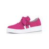 Sneaker GABOR "Gabor Sneaker Veloursleder/Textil", Damen, Gr. 38, pink (pink, weiß), Veloursleder, Textil, casual, Schuhe