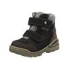 Stiefel PEPINO "Pepino Stiefelette Leder/Synthetik", Kinder, Gr. 24, grau, Leder, Synthetik, casual, Schuhe