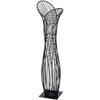 Dekoobjekt CASABLANCA BY GILDE "Dekoobjekt Die Verbundenheit schwarz H. 63 cm", schwarz, B:17cm H:63cm T:13cm, Metall, Dekofiguren