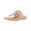 Zehentrenner GABOR "Gabor Pantoletten Leder", Damen, Gr. 36, braun, Leder, casual, Schuhe
