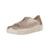 Sneaker GABOR "Gabor Sneaker Leder", Damen, Gr. 38,5, puder, Leder, casual, Schuhe