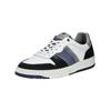 Sneaker BULLBOXER "Bullboxer Sneaker Leder", Herren, Gr. 42, navy, weiß, Leder, casual, Schuhe