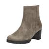 Stiefelette GABOR COMFORT "Gabor Comfort Stiefelette Veloursleder", Damen, Gr. 41, grau, Veloursleder, casual, Schuhe