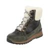 Schnürstiefelette ARA "Ara Stiefelette Leder/Synthetik", Damen, Gr. 39, grün (forest), Leder, Synthetik, casual, Schuhe