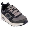 Sneaker SKECHERS "UNO - RETRO GROOVE", Kinder, Gr. 35, braun (braun, schwarz), Lederimitat, casual, Schuhe, Freizeitschuh mit Memory Foam, Größenschablone zum Download