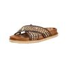 Pantolette INUOVO "INUOVO Pantoletten Leder", Damen, Gr. 37, braun (chocolate), Leder, casual, Schuhe