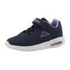 Sneaker KAPPA "Mona", Gr. 34, blau (navy, flieder), Synthetik, sportlich, Schuhe