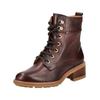 Schnürstiefelette PIKOLINOS "PIKOLINOS Stiefelette Leder", Damen, Gr. 41, braun (dunkelbraun), Leder, casual, Schuhe