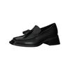 Slipper VAGABOND "Vagabond Slipper Leder", Damen, Gr. 39, schwarz, Leder, casual, Schuhe
