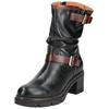 Schnürstiefelette PIKOLINOS "PIKOLINOS Stiefelette Leder", Damen, Gr. 41, schwarz (schwarz, schwarz), Leder, casual, Schuhe