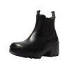 Stiefelette FLY LONDON "Fly London Stiefelette Leder", Damen, Gr. 38, schwarz, Leder, casual, Schuhe