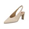 Slingpumps HÖGL "Högl Pumps Veloursleder", Damen, Gr. 40, braun, Veloursleder, casual, Schuhe