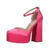 High-Heel-Pumps STEVE MADDEN "STEVE MADDEN Pumps Textil", Damen, Gr. 39, pink, Textil, casual, Schuhe