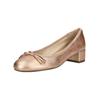 Pumps HÖGL "Högl Pumps Leder", Damen, Gr. 39, gelb (sun), Leder, casual, Schuhe